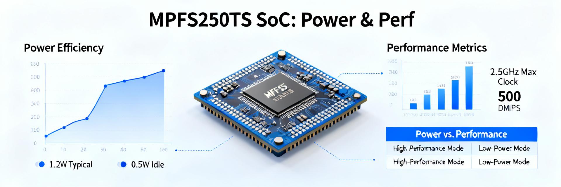 MPFS250TS-FCG1152T2 Power & Performance Report: Metrics
